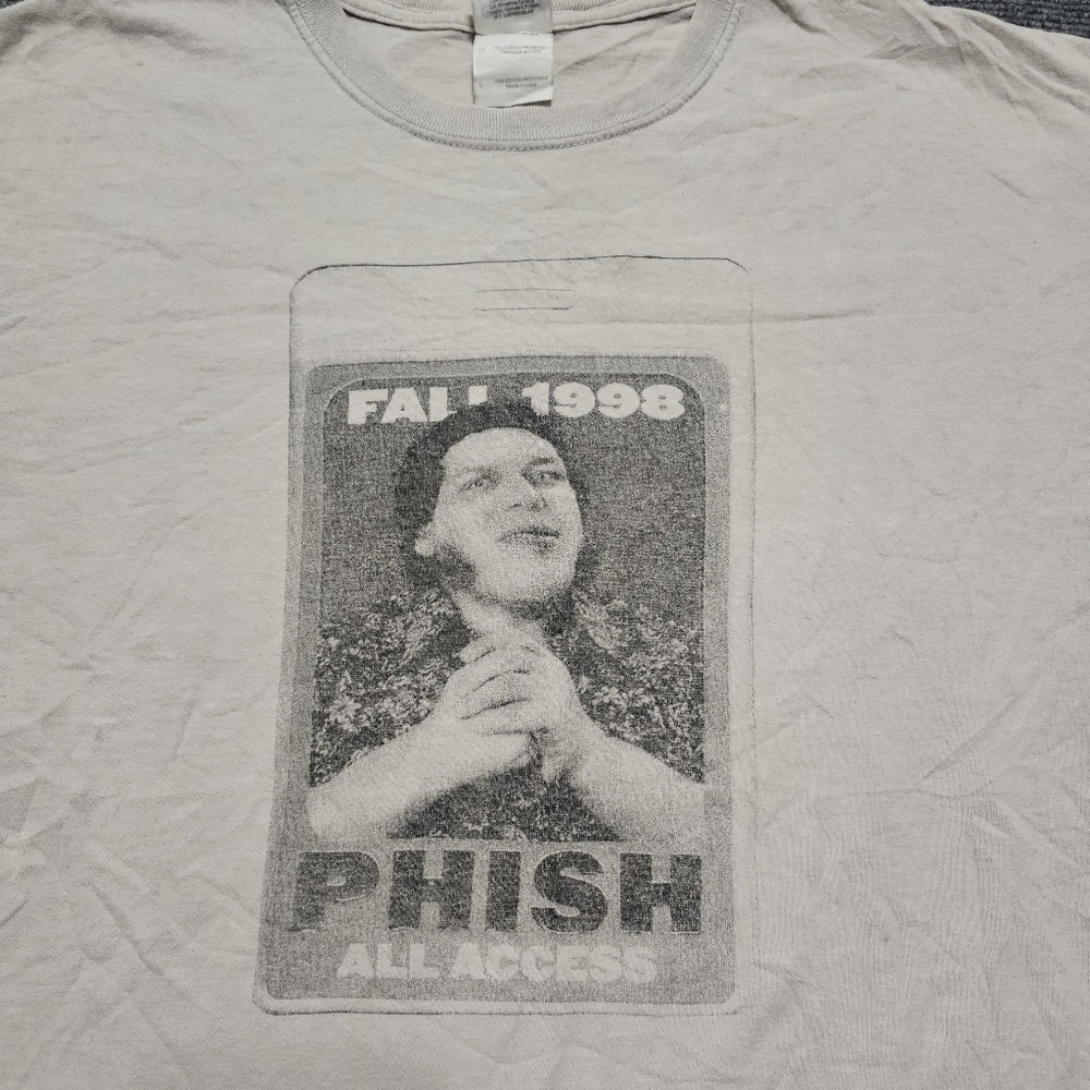 Phish T-Shirt Mens Large 1998 Fall Tour Andre The Giant Wrestling Lg Band RARE